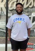 UMKC Roos Champion Arch Mascot T Shirt - Grey
