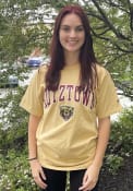 Kutztown University Champion Arch Mascot T Shirt - Gold