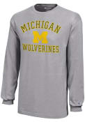 Champion Michigan Wolverines Youth Grey No 1 Design T-Shirt