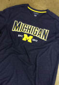 Michigan Wolverines Champion Touchback T Shirt - Navy Blue
