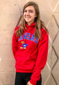Kansas Jayhawks Champion Arch Mascot Hooded Sweatshirt - Red