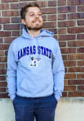 K-State Wildcats Champion Arch Mascot Hooded Sweatshirt - Grey