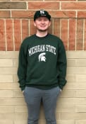 Michigan State Spartans Champion Arch Mascot Crew Sweatshirt - Green