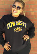 Oklahoma State Cowboys Champion Arch Mascot Crew Sweatshirt - Black