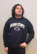 Penn State Nittany Lions Champion Arch Mascot Crew Sweatshirt - Navy Blue