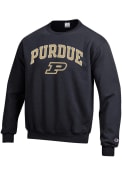 Purdue Boilermakers Champion Arch Mascot Crew Sweatshirt - Black