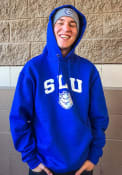 Saint Louis Billikens Champion Arch Mascot Hooded Sweatshirt - Blue