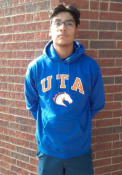 UTA Mavericks Champion Arch Mascot Hooded Sweatshirt - Blue