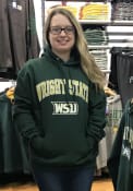 Wright State Raiders Champion Arch Mascot Hooded Sweatshirt - Green