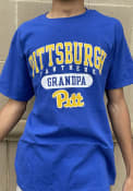 Pitt Panthers Champion Grandpa T Shirt - Blue