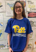 Pitt Panthers Champion Basketball T Shirt - Blue