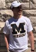 Missouri Tigers Champion M Logo Jersey T Shirt - White