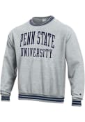 Penn State Nittany Lions Champion Reverse Weave Arch Crew Sweatshirt - Grey