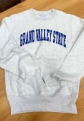 Grand Valley State Lakers Champion Reverse Weave Crew Sweatshirt - Grey