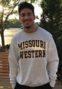 Missouri Western Griffons Champion Reverse Weave Crew Sweatshirt - Grey