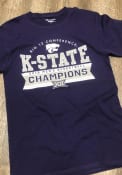 K-State Wildcats Champion 2019 Big 12 Champions T Shirt - Purple