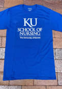 Kansas Jayhawks Champion School of Nursing T Shirt - Blue