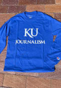 Kansas Jayhawks Champion School of Journalism and Mass Communications T Shirt - Blue