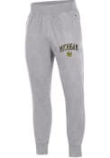 Michigan Wolverines Champion Arch Mascot Fashion Sweatpants - Grey