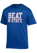Kansas Jayhawks Champion Beat K-State T Shirt - Blue