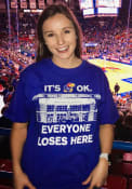 Kansas Jayhawks Champion Its Okay T Shirt - Blue
