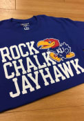 Kansas Jayhawks Champion Slogan T Shirt - Blue