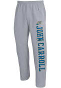 John Carroll Blue Streaks Champion Open Bottom Sweatpants - Grey
