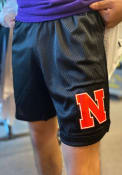 Nebraska Cornhuskers Champion Mesh Shorts - Black