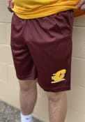 Central Michigan Chippewas Champion Mesh Shorts - Maroon