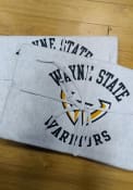 Wayne State Warriors Reverse Weave Sweatshirt Blanket