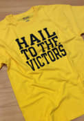 Michigan Wolverines Champion Hail To The Victors T Shirt - Yellow