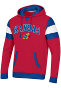 Kansas Jayhawks Champion Super Fan Pullover Hooded Sweatshirt - Red