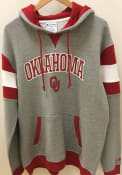 Oklahoma Sooners Champion Super Fan Pullover Hooded Sweatshirt - Grey