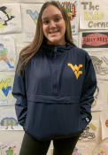 West Virginia Mountaineers Champion Packable Light Weight Jacket - Navy Blue