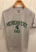 Michigan State Spartans Champion Dad Graphic T Shirt - Grey