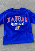Kansas Jayhawks Champion Grandpa Graphic T Shirt - Blue
