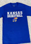 Kansas Jayhawks Champion Basketball T Shirt - Blue