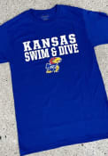 Kansas Jayhawks Champion Swim and Dive T Shirt - Blue