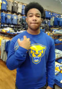 Pitt Panthers Champion Panther Head T Shirt - Blue