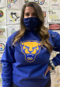 Pitt Panthers Champion Panther Head Crew Sweatshirt - Blue