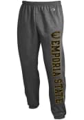 Emporia State Hornets Champion Powerblend Closed Bottom Sweatpants - Charcoal