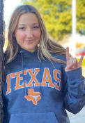 Texas Longhorns Champion Powerblend Twill Hooded Sweatshirt - Charcoal