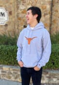 Texas Longhorns Champion Powerblend Hooded Sweatshirt - Grey