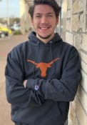 Texas Longhorns Champion Powerblend Hooded Sweatshirt - Charcoal