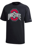 Ohio State Buckeyes Youth Champion Primary Logo T-Shirt - Black