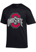 Ohio State Buckeyes Champion Primary Logo T Shirt - Black