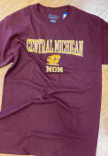Central Michigan Chippewas Womens Champion Mom T-Shirt - Maroon