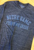 Notre Dame Fighting Irish Champion Arch Team Name Fashion T Shirt - Navy Blue