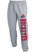 Ohio State Buckeyes Champion Banded Bottom Sweatpants - Grey
