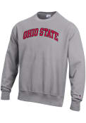 Ohio State Buckeyes Champion Reverse Crew Sweatshirt - Grey